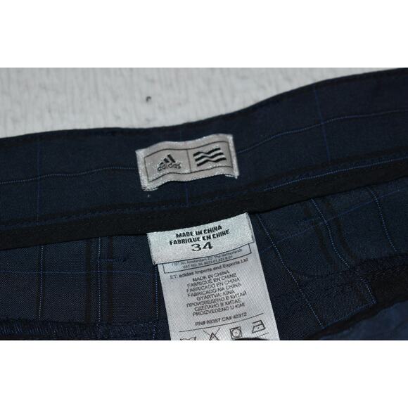 Adidas Golf Cargo Shorts Mens Size 34 With Pockets Performance Polyester Blue - Picture 3 of 6